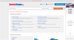 Desktop Screenshot of anunciogangas.com